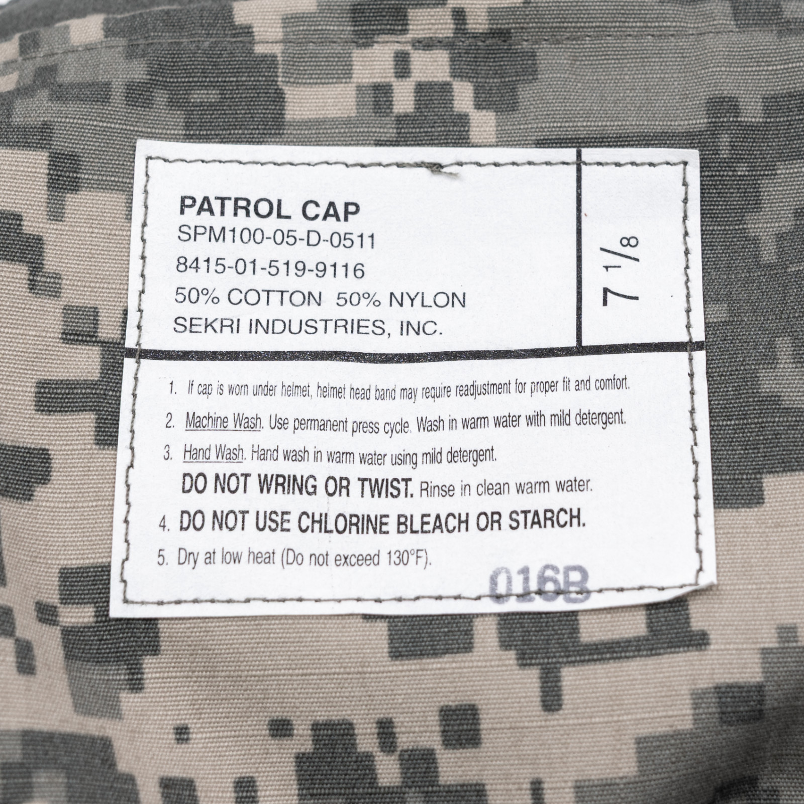 Genuine USGI ACU Digital Camo Patrol Cap — Authentic U.S. Army Surplus