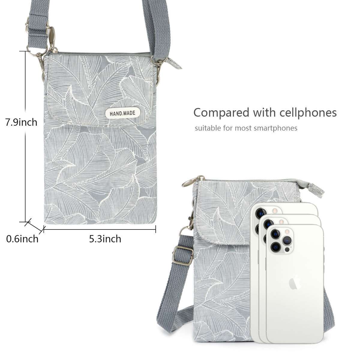 Women Small Cross-body Cell Phone Case Shoulder Bag Purse Pouch Handbag Wallet