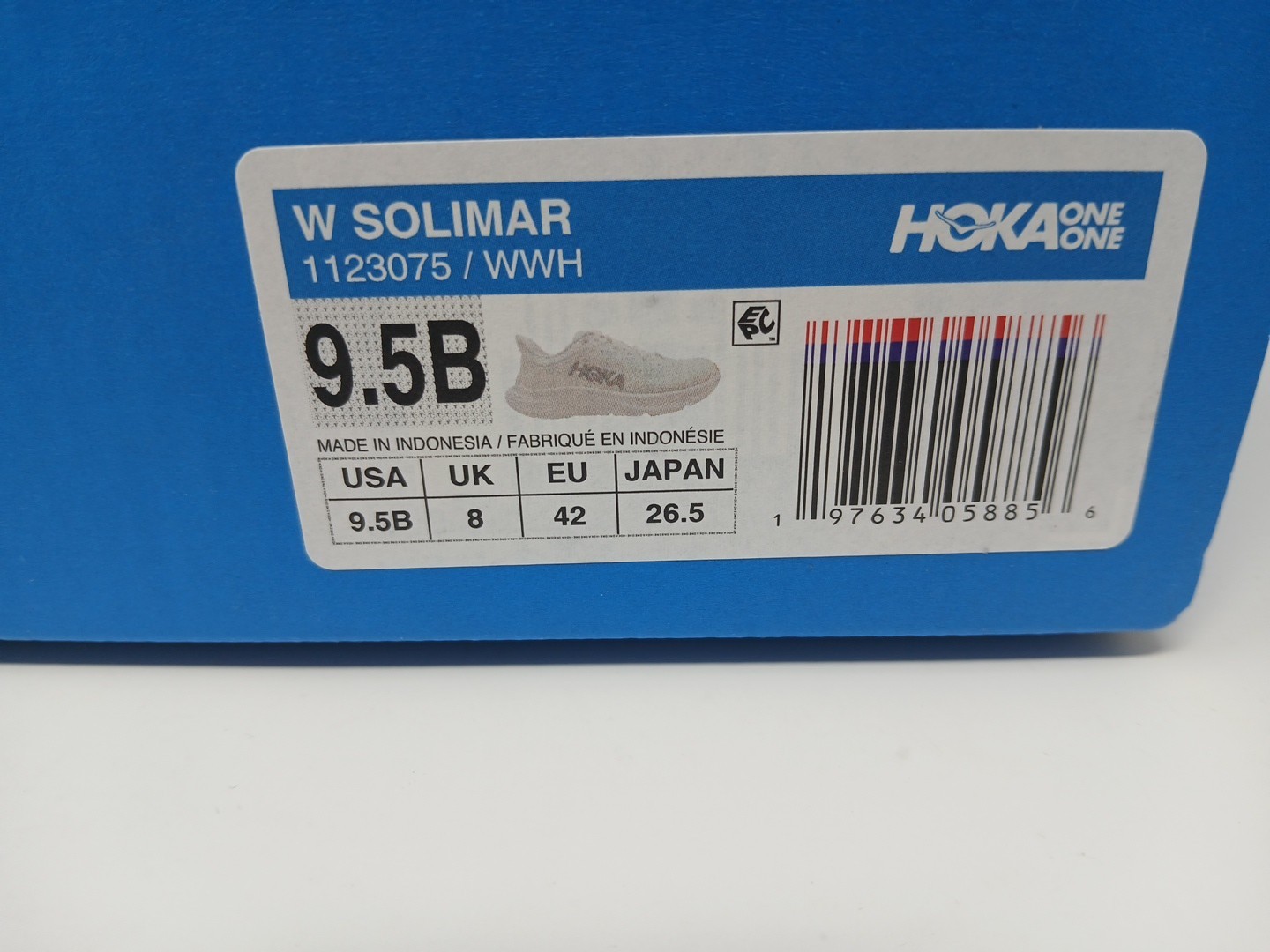 Hoka One One Solimar White Running Shoes Womens 1123075 WWH