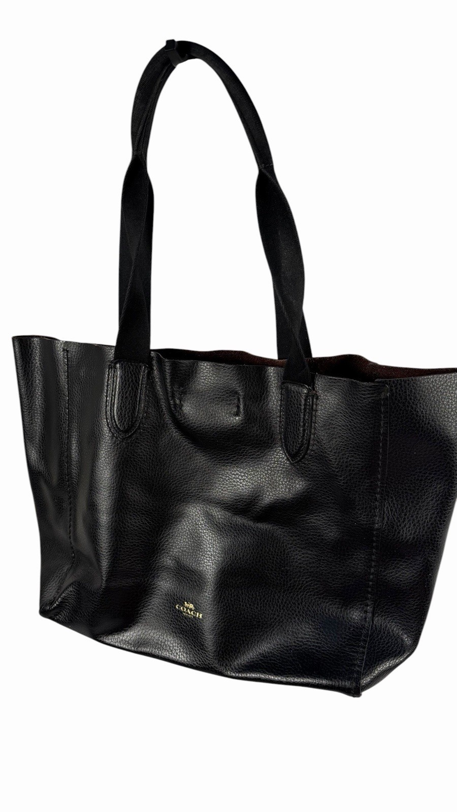 Large Soft Leather Derby Tote by Coach 58660