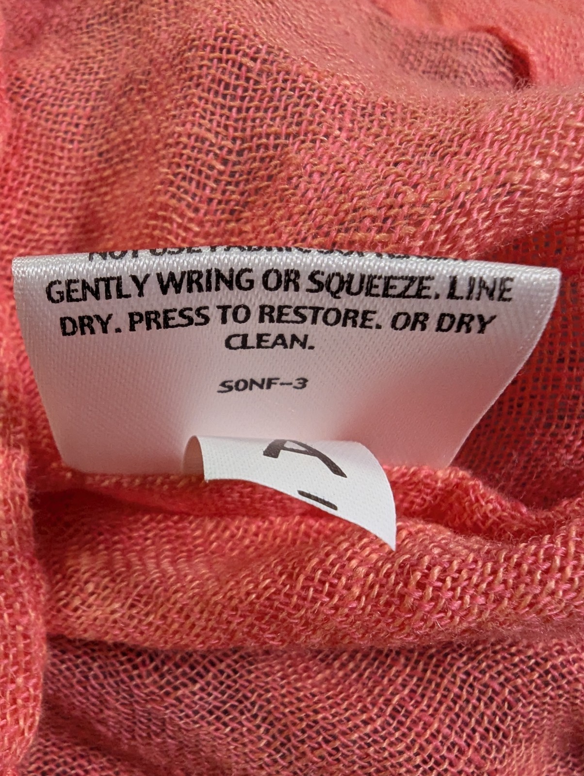 NEW! Eileen Fisher Linen Gauze Duster/Dresse Knee Length Women’s Sz Med Begonia