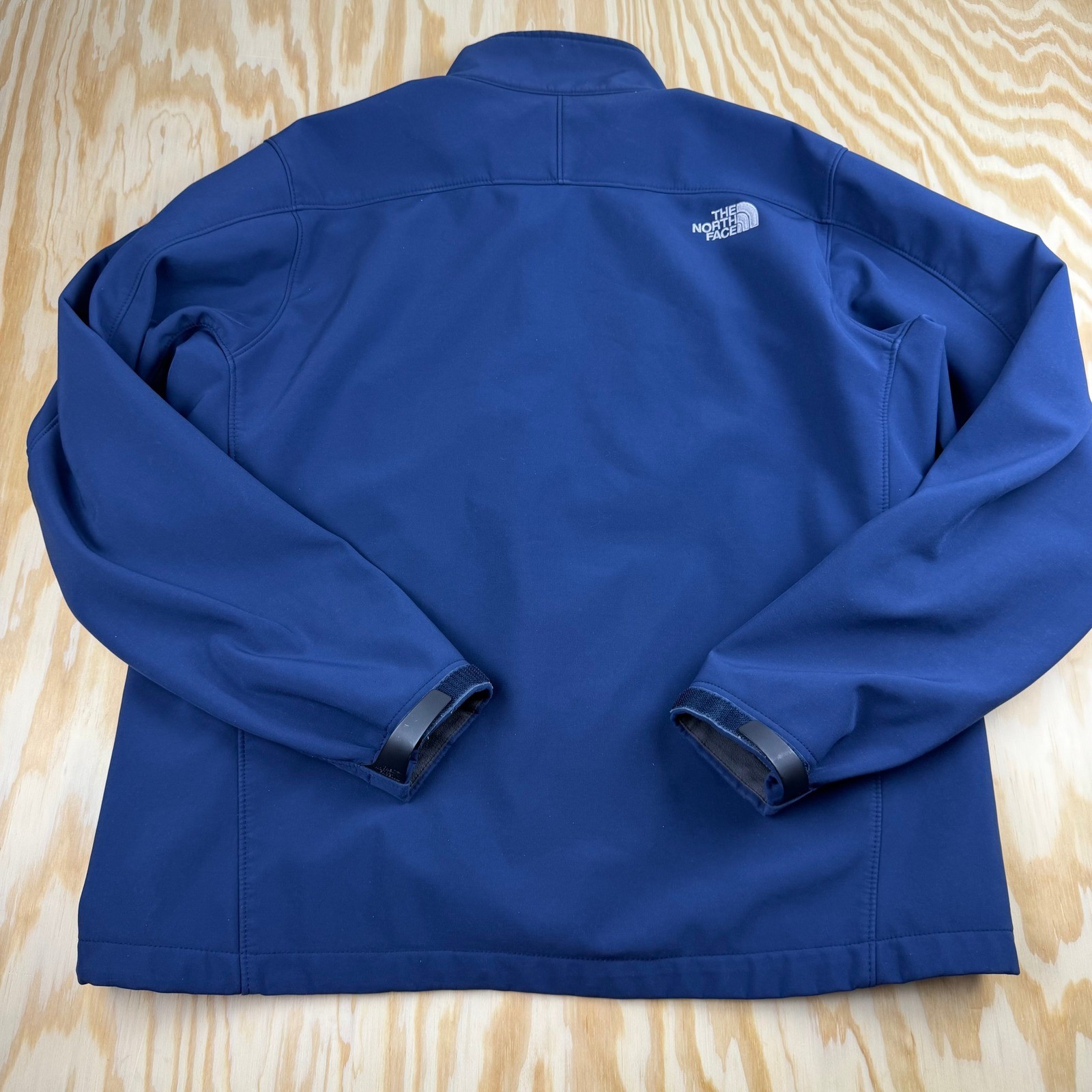 The North Face Apex Bionic Softshell Jacket Men Blue Full Zip Windproof AMVY F13