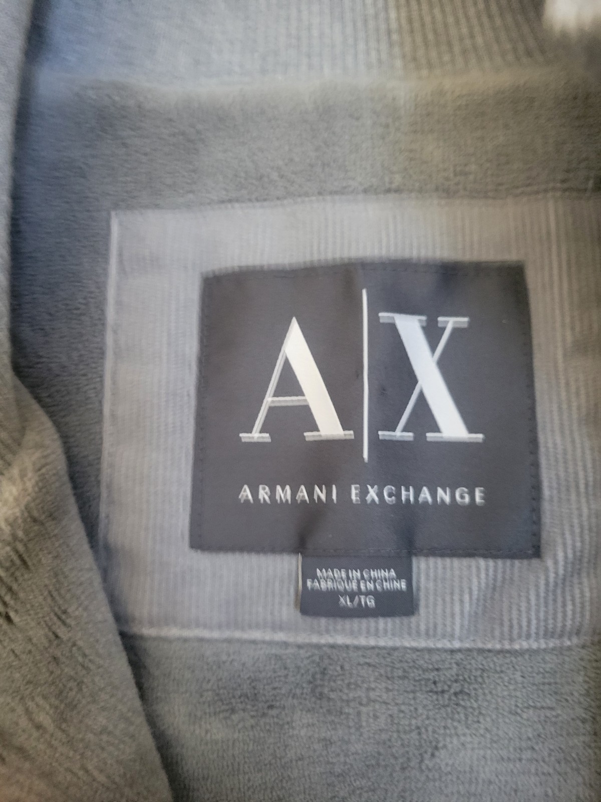 Armani Exchange Men’s Fleece Bomber Jacket