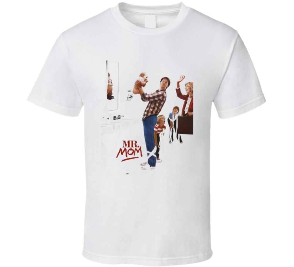 Mr Mom Michael Keaton Retro 80’s Movie T Shirt