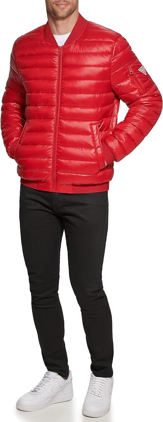 Nylon Biker Motorcycles Baseball Sports Bomber Puffer Varsity Jacket For Unisex
