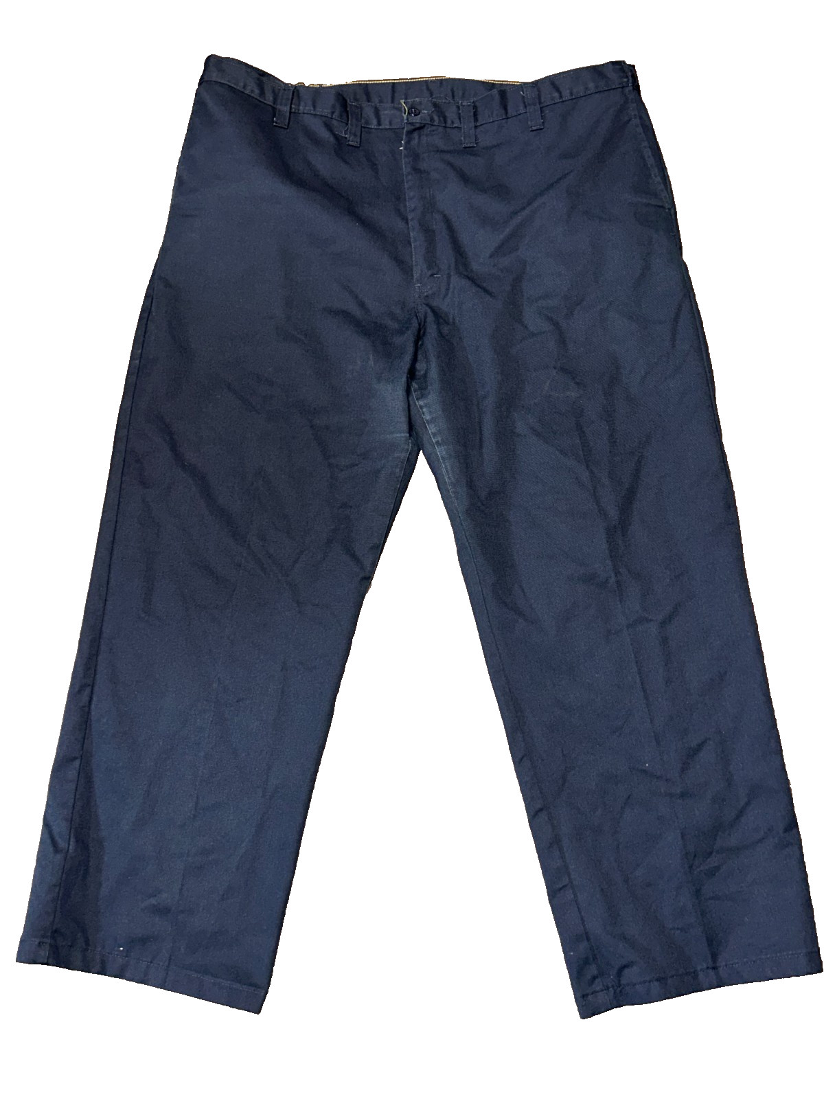 Dickies Original Mens Work Pants Size 46×30 Blue Twill Chino Work Pants