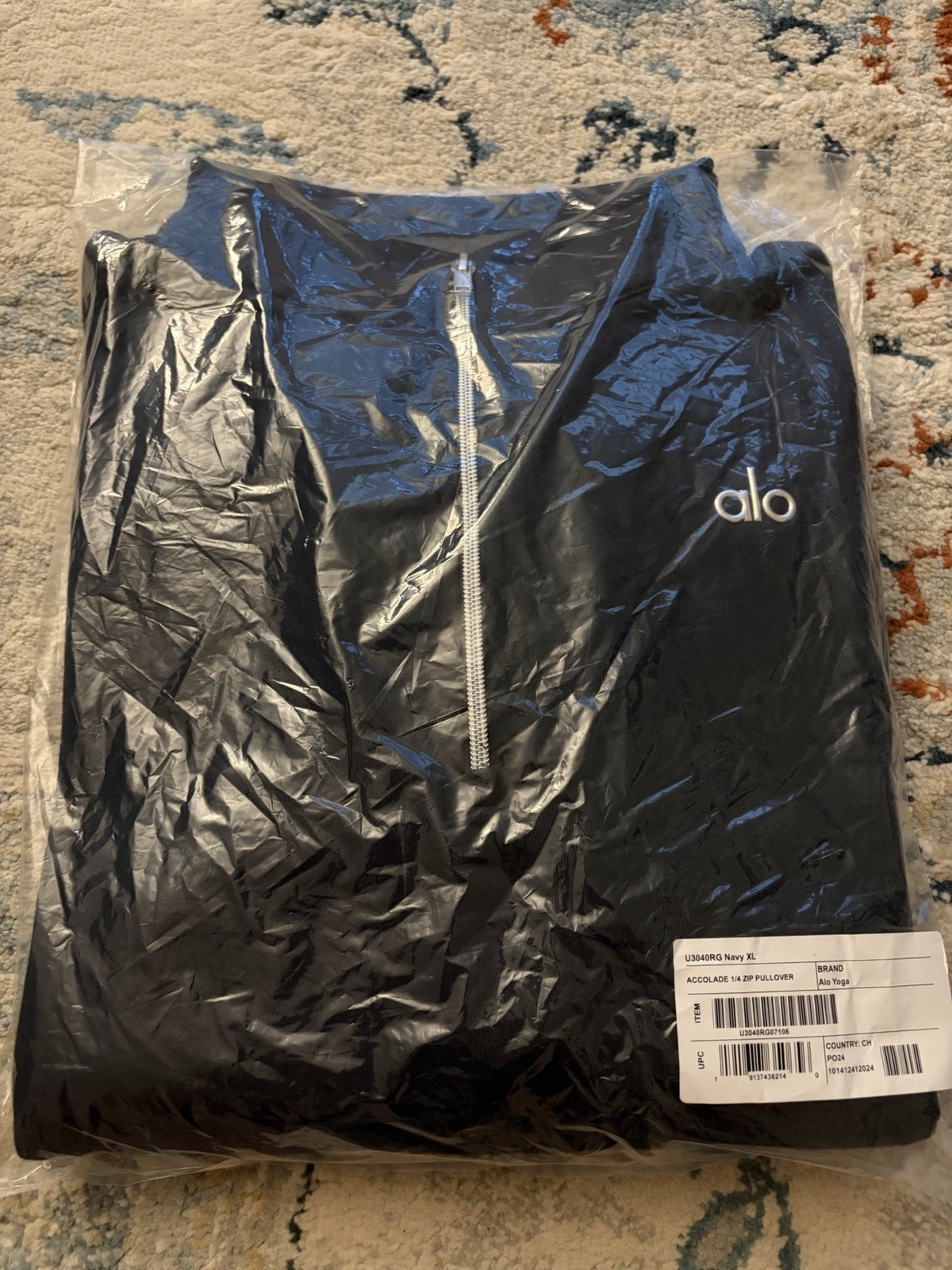 NWT Alo Yoga Matching Tracksuit Set – 1/4 Zip Pullover & Sweatpants Size S