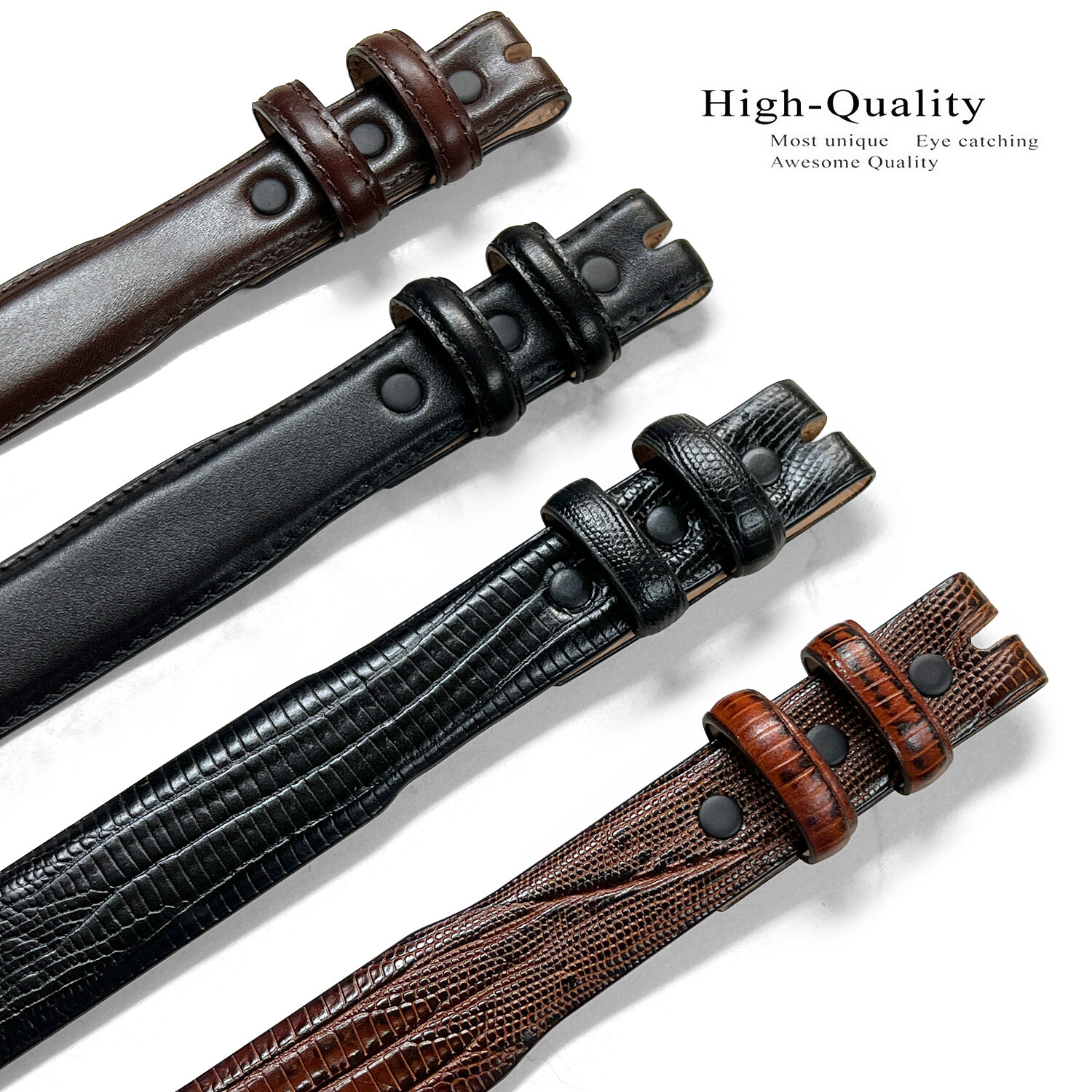 Replacement Belt Strap Italian Calfskin Genuine Leather Dress Belt Fits 1″ Wide