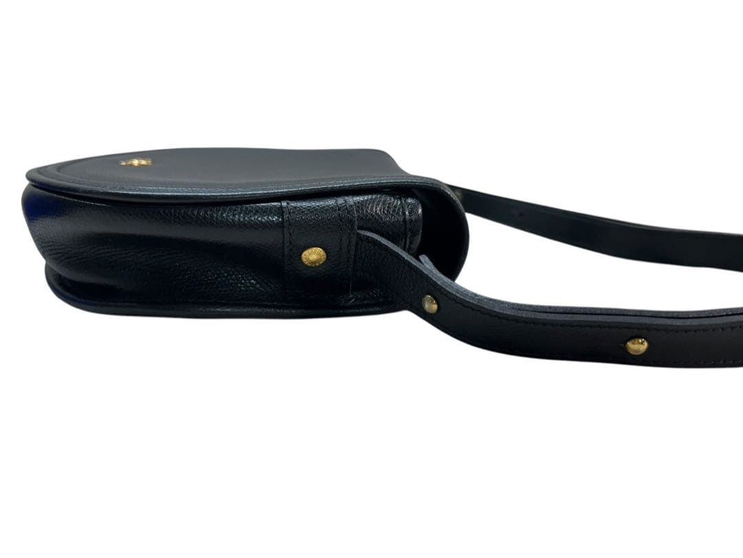 Longchamp shoulder bag, leather, black.
