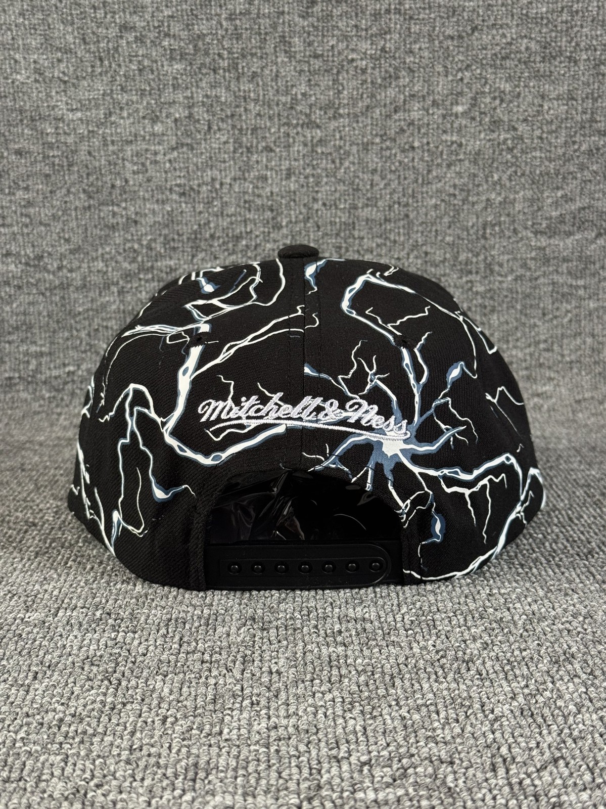 Mitchell & Ness NY Rangers Snapback Flat Brim Black Hat Adjustable