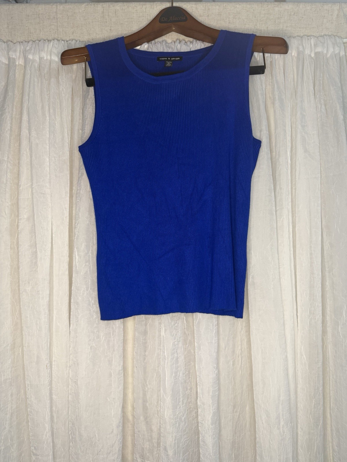 Cable & Gauge Women’s Blue Tanktop