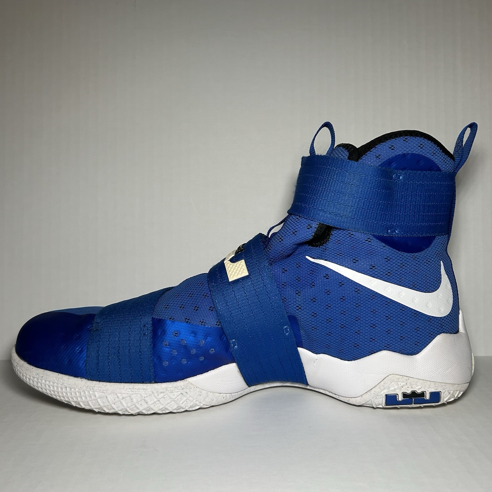 Nike LeBron Soldier 10 X Game Royal Blue White Men’s Size 14 844974-410