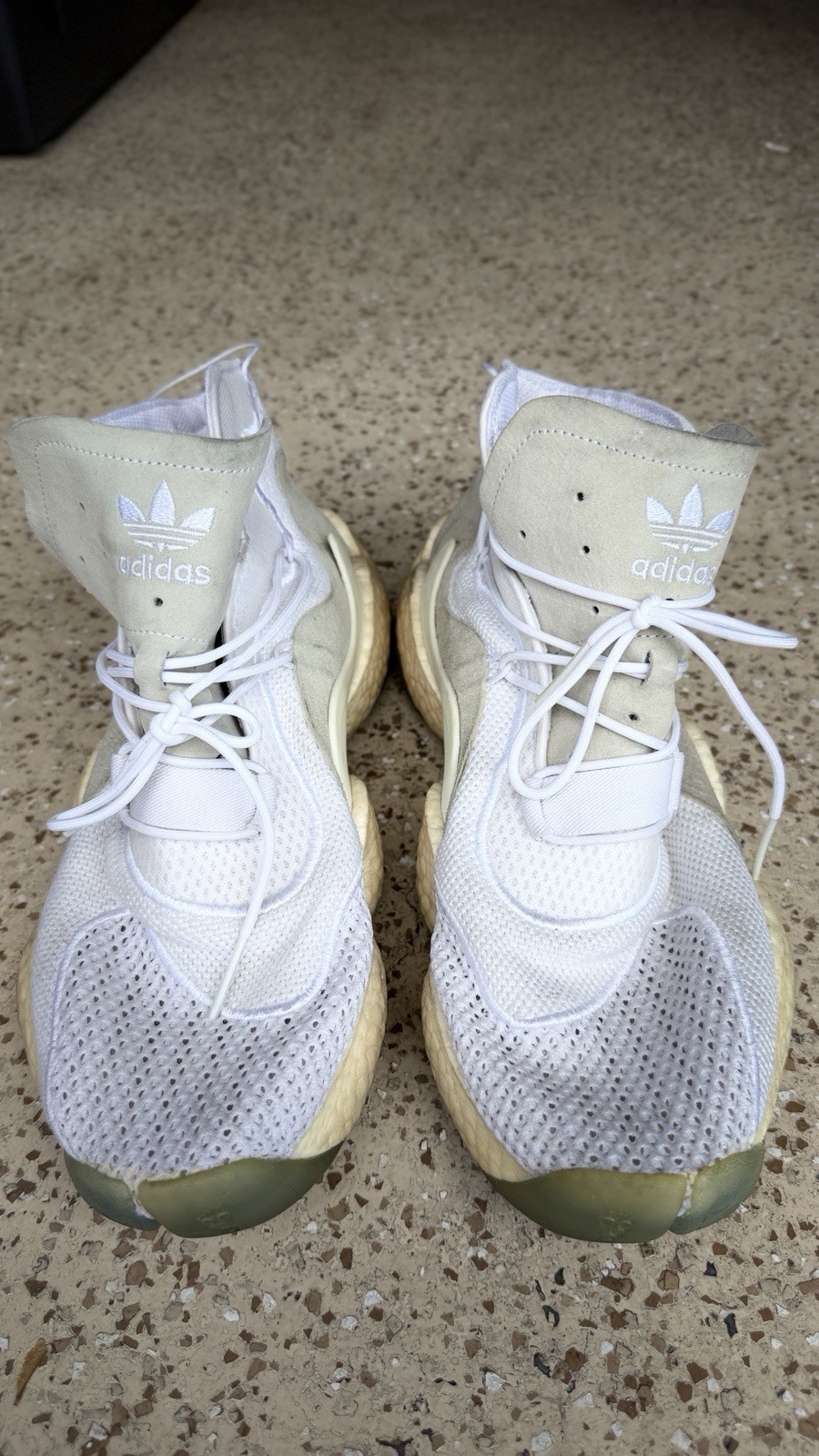 Size 11 – adidas Crazy BYW Cloud White