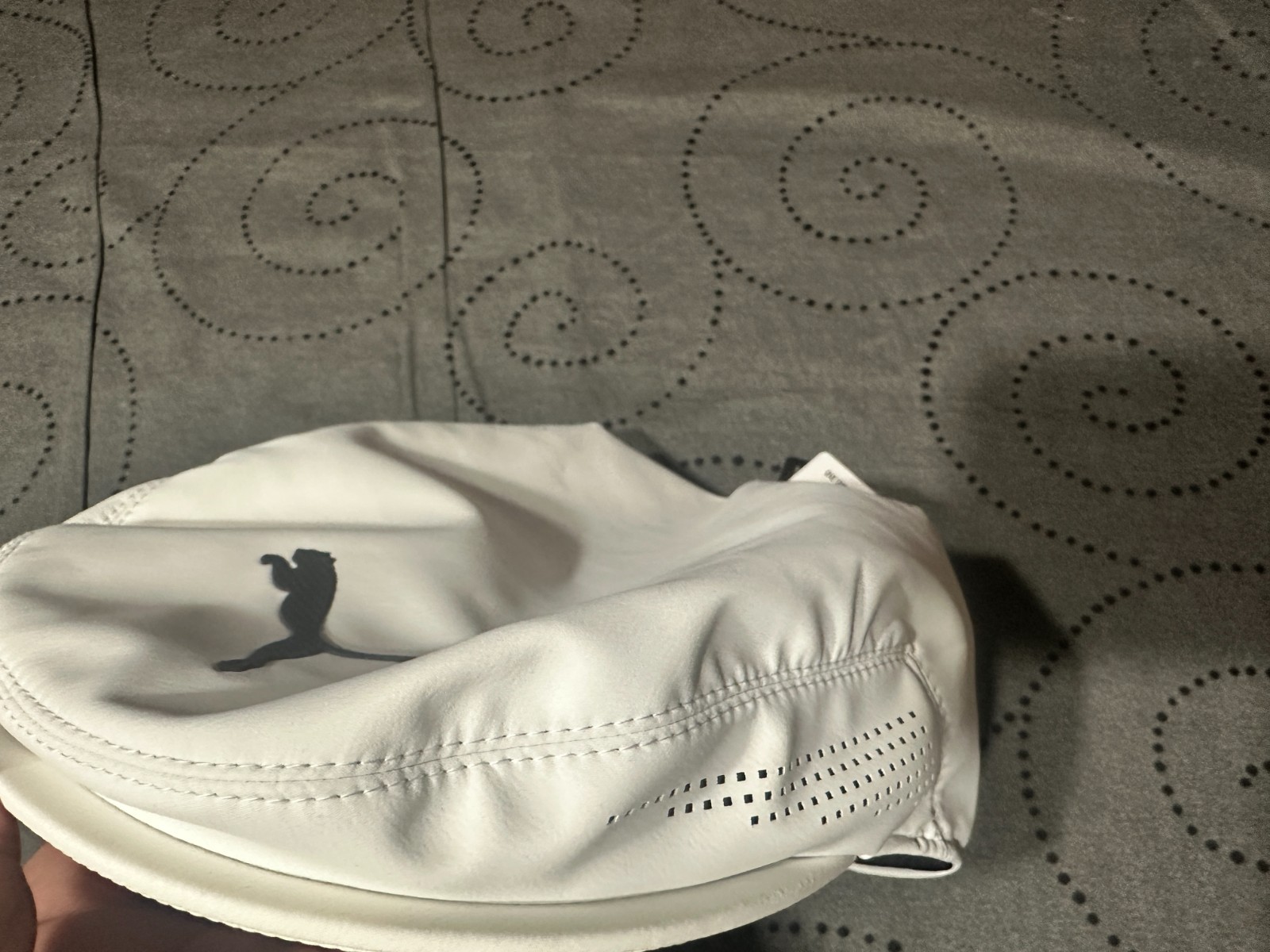 PUMA COBRA GOLF TOUR DRIVE FLEX FIT B. WHITE CAP PRO ATHLETE SIZE L/XL MEN $40