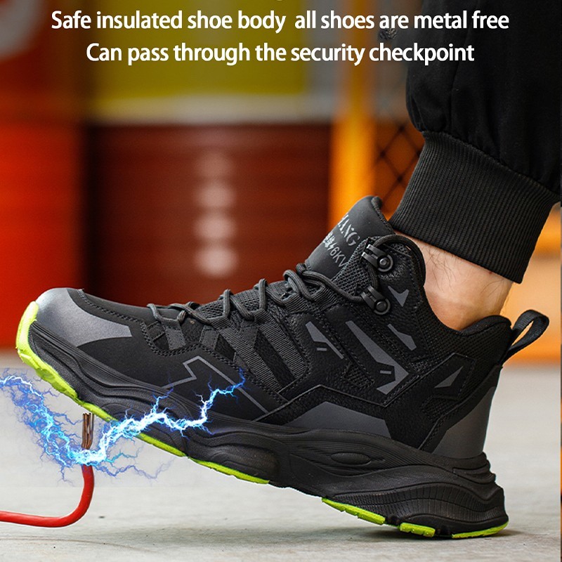 Indestructible Safety Work Shoes Steel Toe Breathable Work shoes Mens’ Sneakers