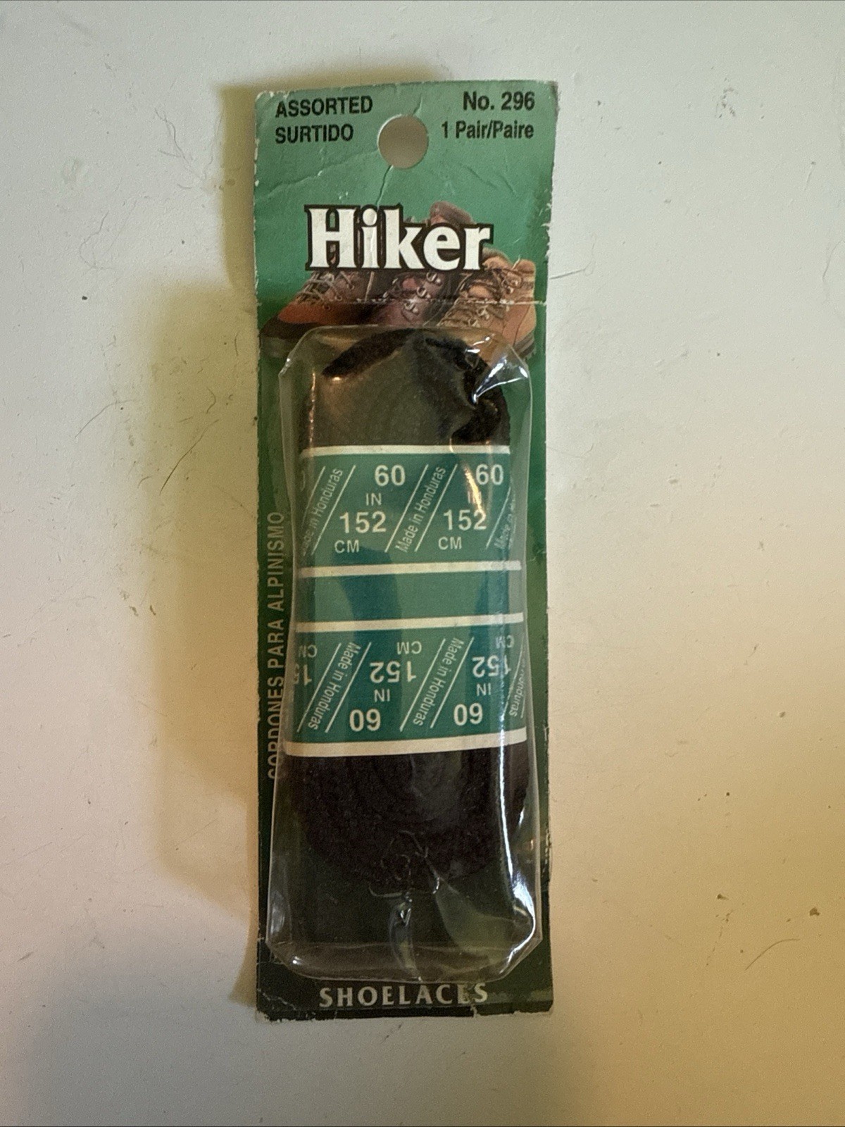 Hiker 60 Inch 152 Cm Shoelaces. 1 Pair No. 296