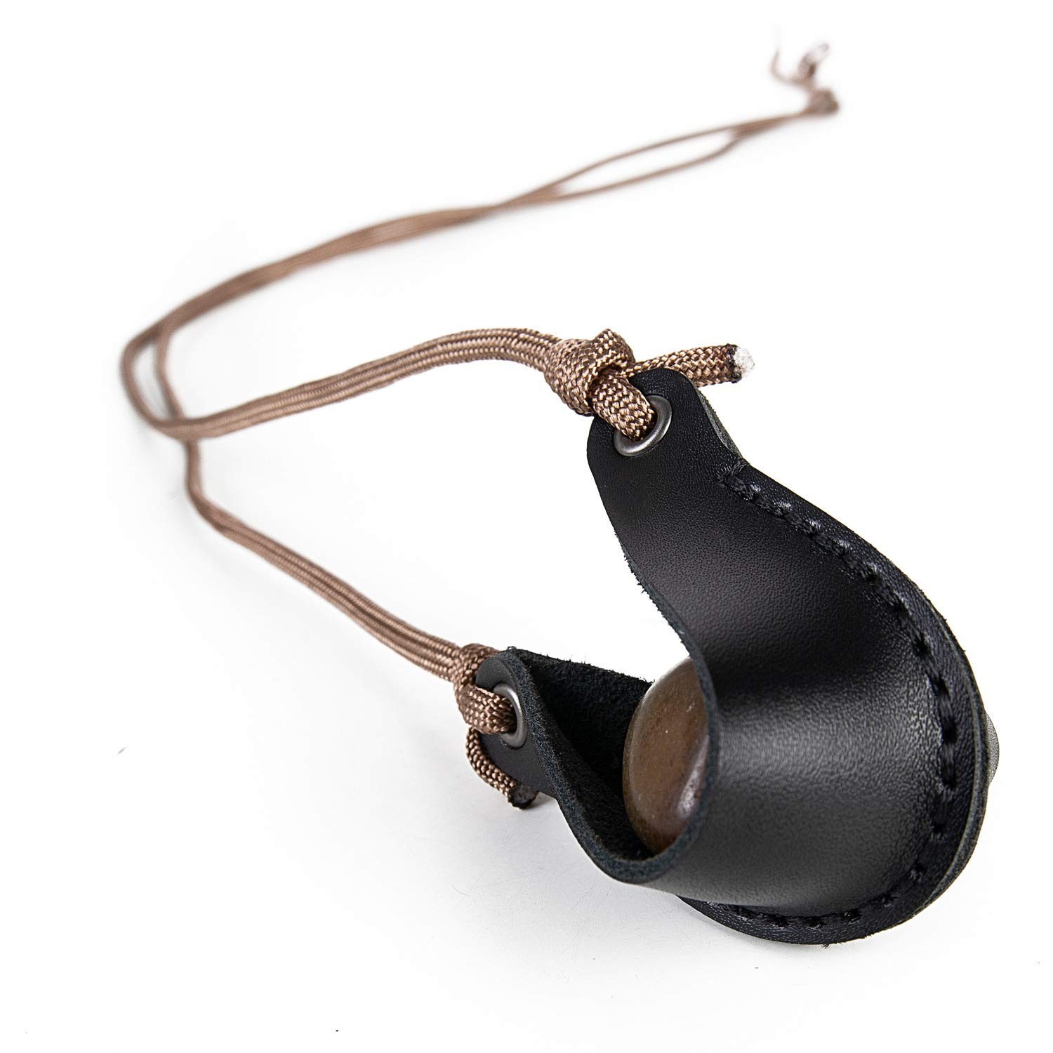 Handmade Leather Pouch Sling Shot – Vintage Style Outdoor Hunting Accessory