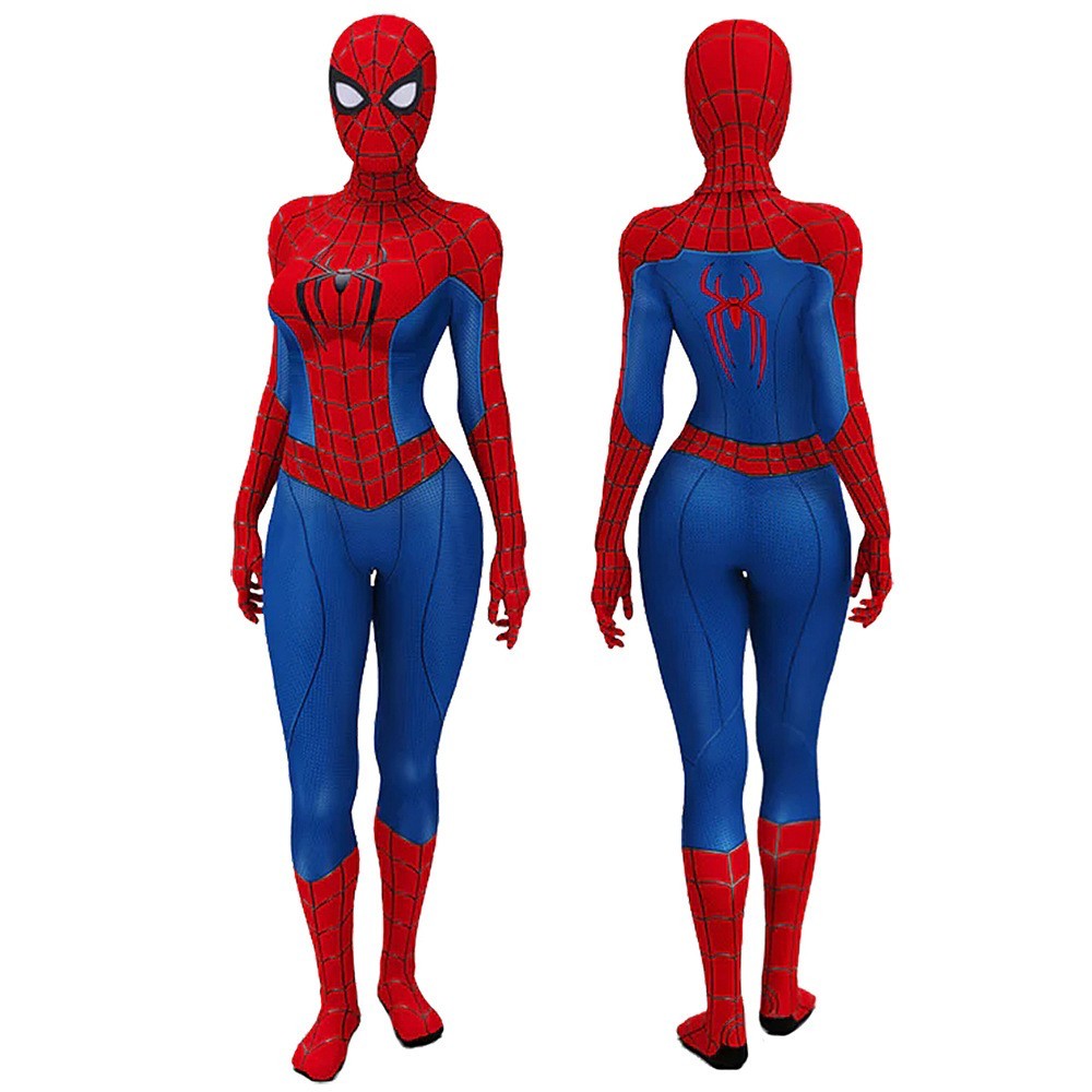Spider-Man Brand New Day 3D Suit Spider-Woman Cosplay Jumpsuit Halloween Costume