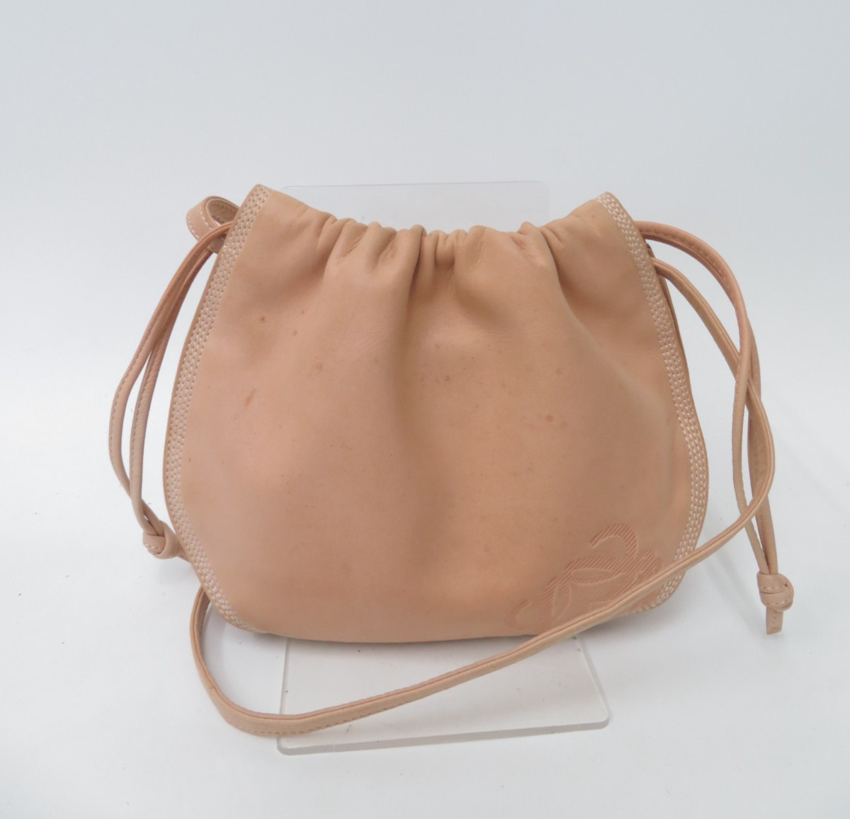 Authentic LOEWE Anagram Nappa Aire Lambskin Shoulder Bag S#50903
