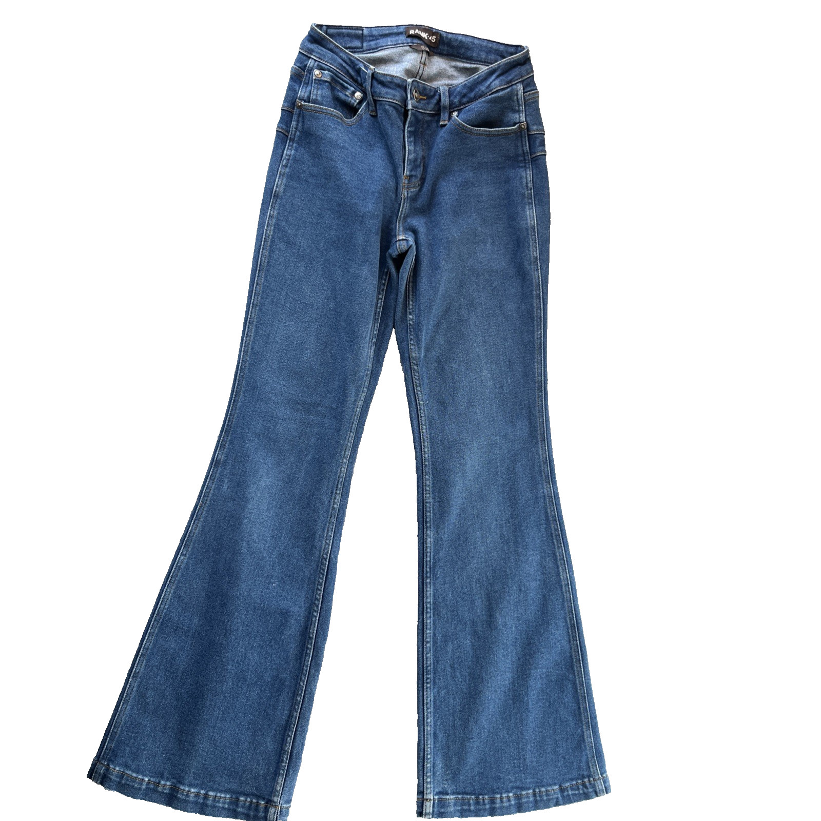 Rank 45 Jeans Women’s 28×34 (27×31) Actual Size) Blue Slim Bootcut