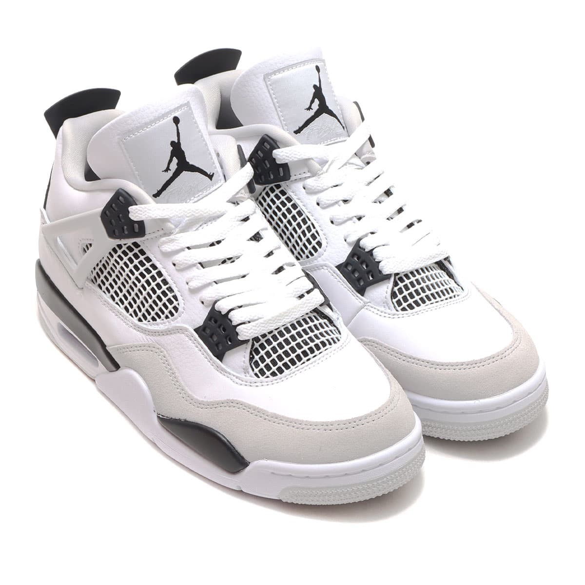 DH6927-111 Nike Air Jordan 4 Military Black White Neutral Grey (Men’s)