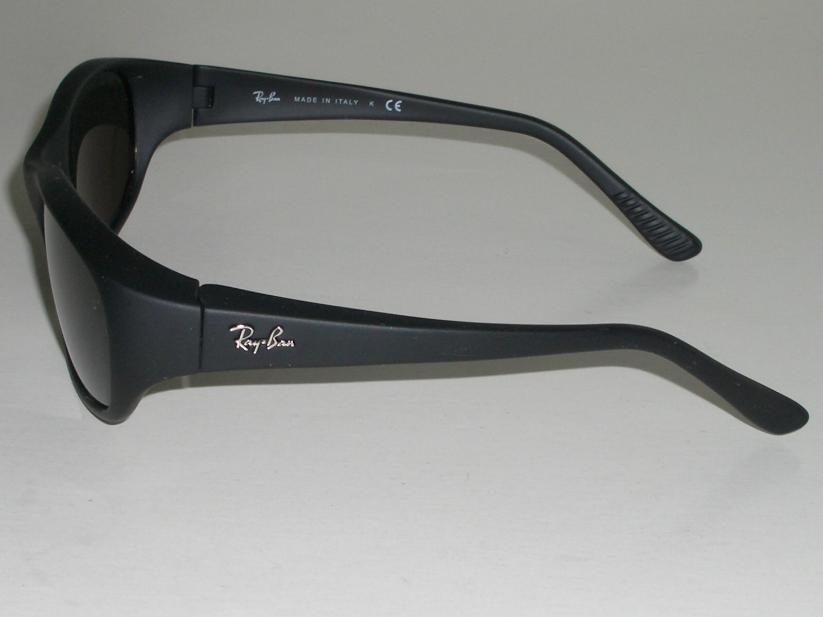RAY BAN RB2016 W2578 MATTE BLACK GLASS POLARIZED DADDY- O WRAPs SUNGLASSES SUPER