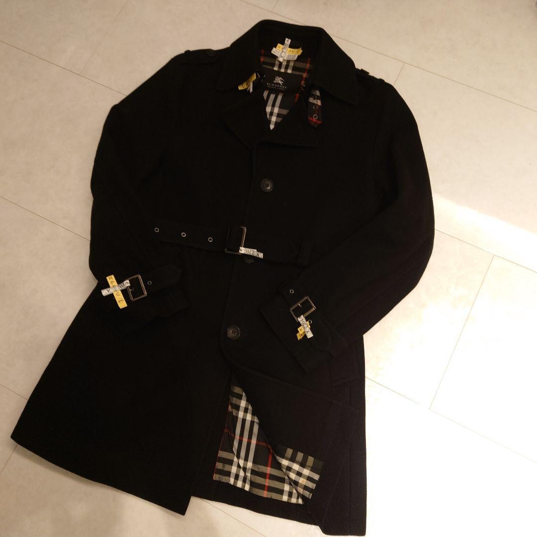 BURBERRY BLACK LABEL wool coat size M