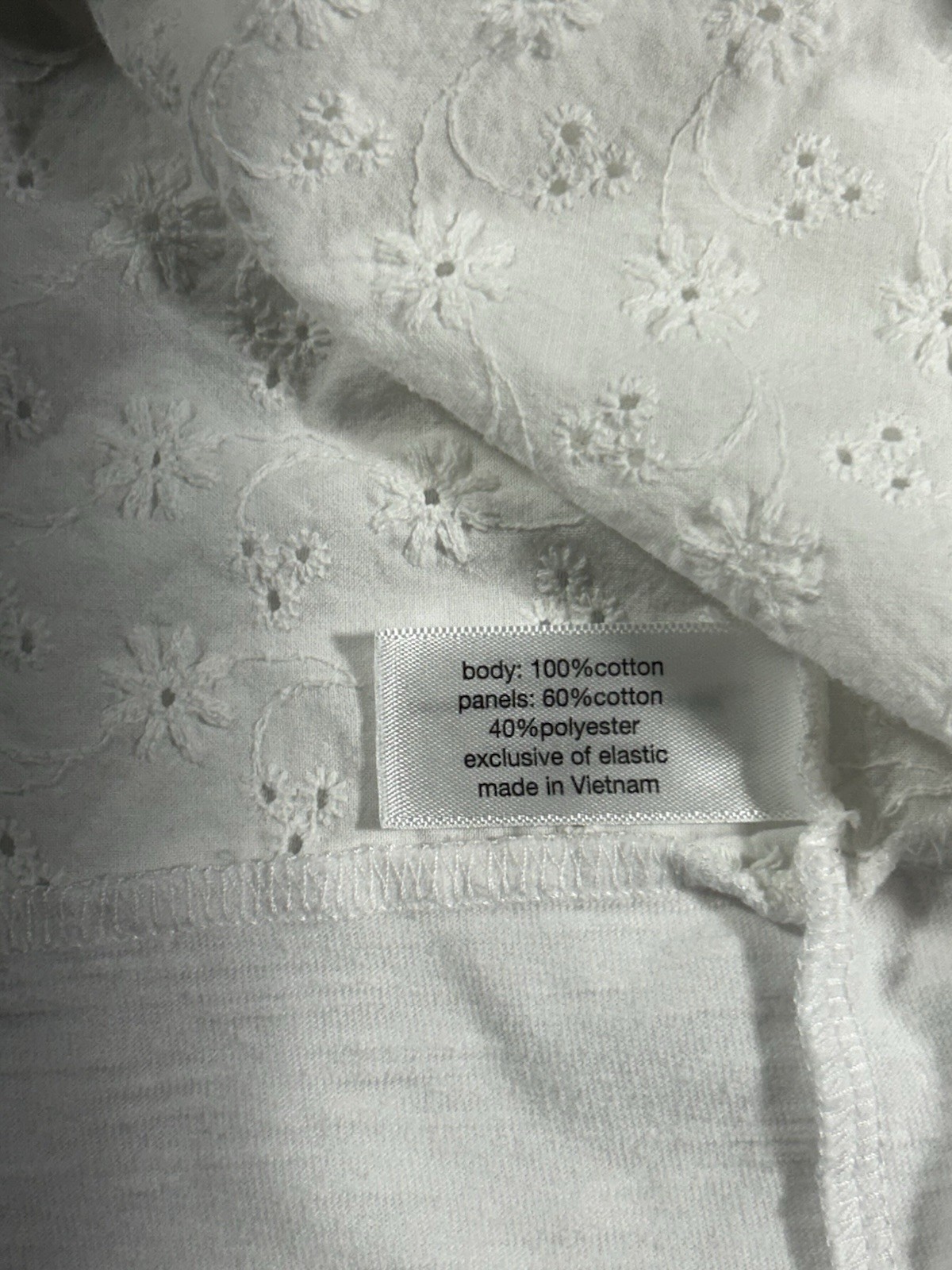 Lane Bryant Relaxed White Eyelet top Size 26/28