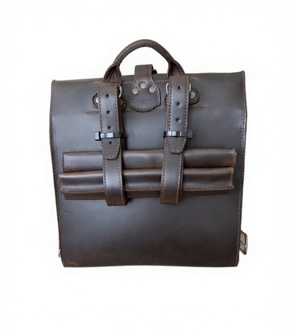 Saddleback Leather Co. – Big Mouth Leather Backpack in (DCB) Dark Coffee Brown