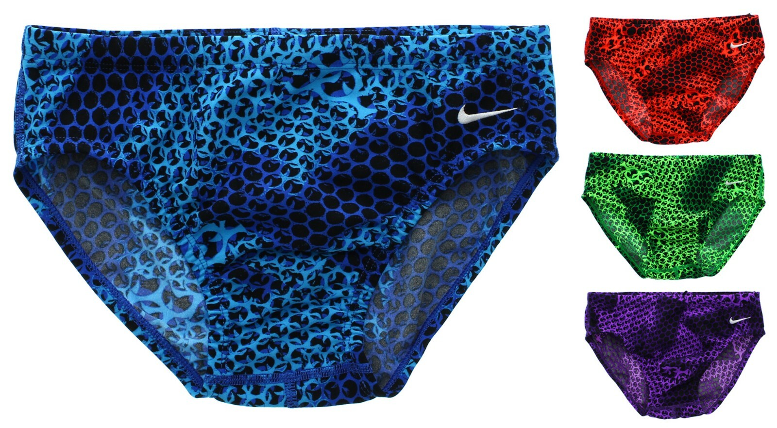 Nike Performance Brief Swim Bottom Swimwear Men’s Poly Print NESS8013 MSRP $44