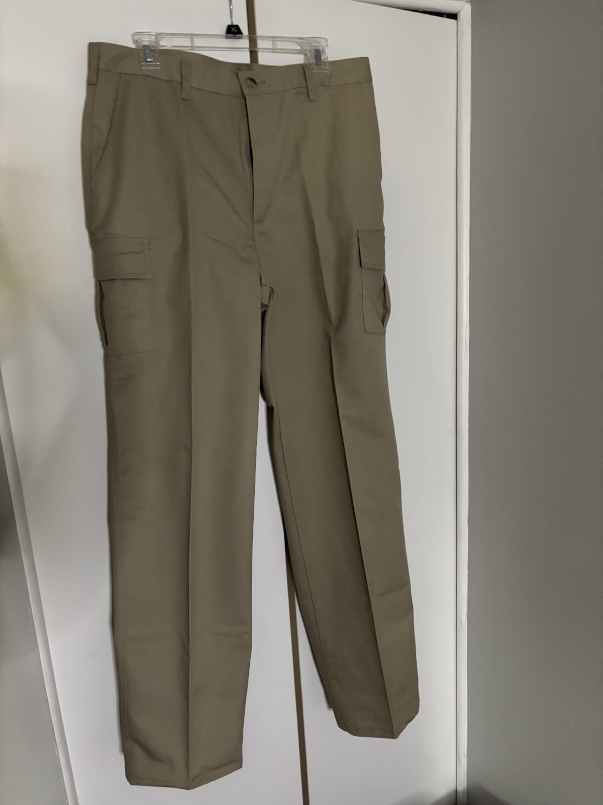 Men’s Cargo Work, Pants, Tan School Apparel Brand New Without Tags