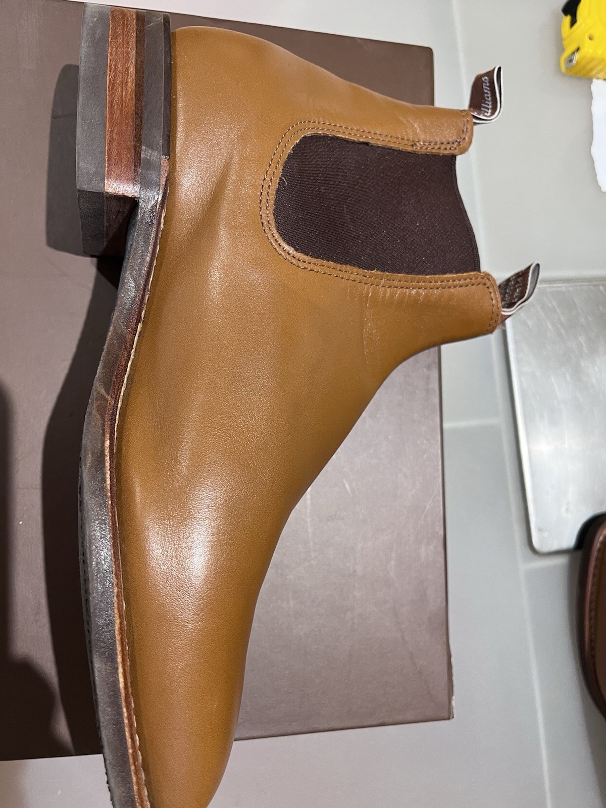 RM Williams Comfort Craftsman Tan UK/AU 9G (~US 10) Chelsea boot