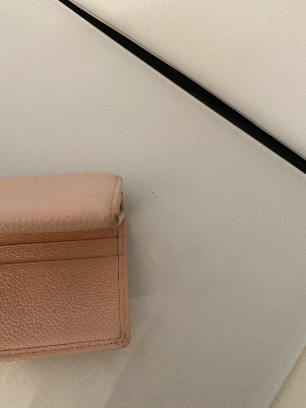 Longchamp Veau Foulonme Continental Leather Long Wallet,Powder Pink