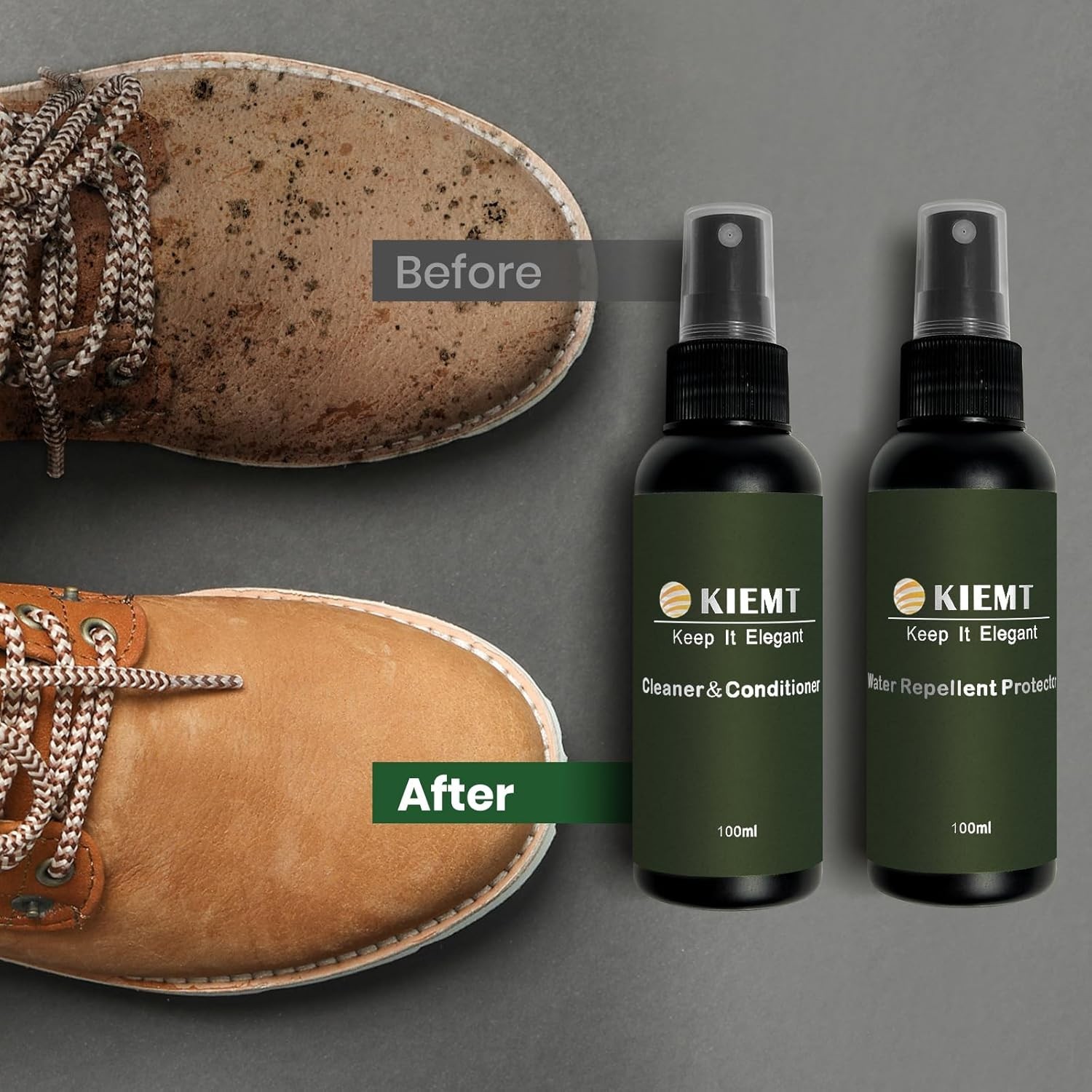 Leather & Suede Care Kit Leather Cleaner Conditioner Protector