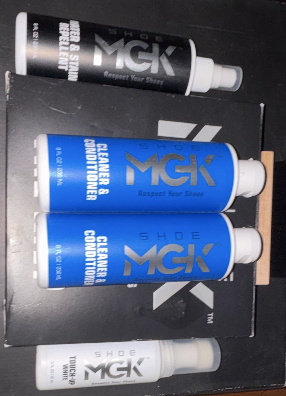 Shoe MGK The MVP Shoe Cleaner & Conditioner Kit + Touch-Up Restorer, 8 fl oz
