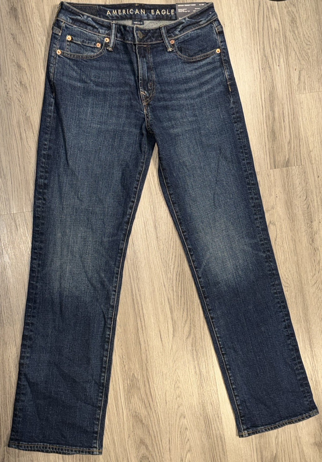 American Eagle Original Bootcut Jeans Mens 30×32 AirFlex Tencel Dark Wash