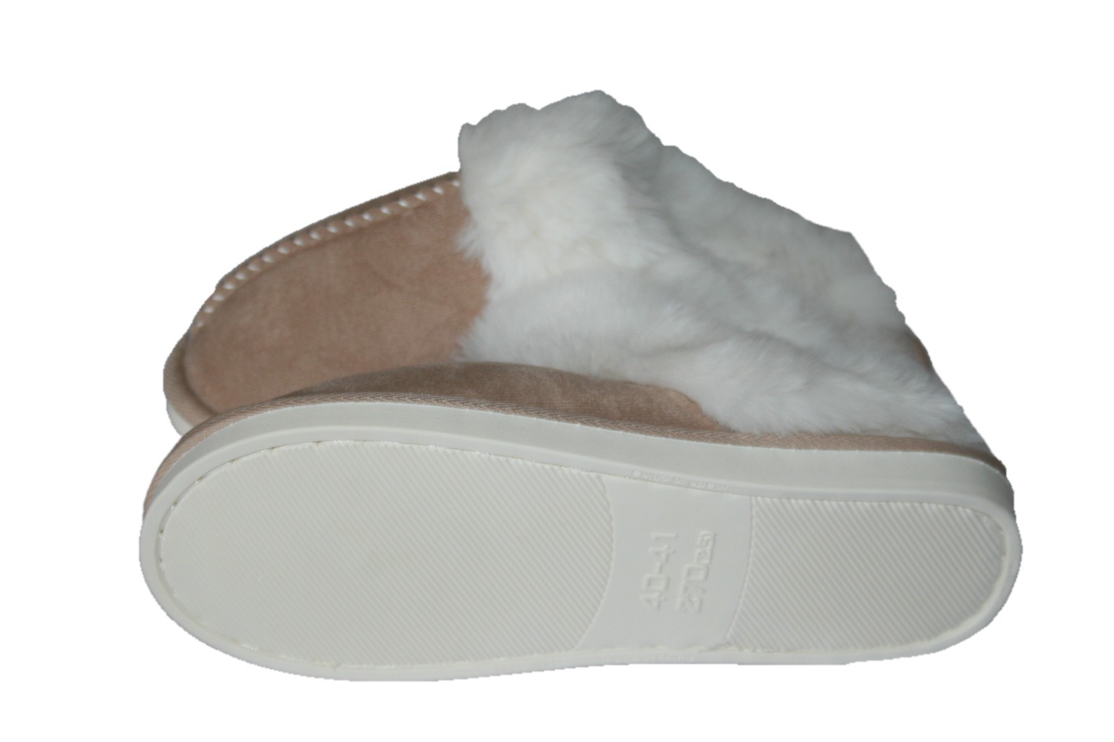 Women’s Fuzzy Memory Foam Scuff Slippers Faux Fur Cozy Comfort