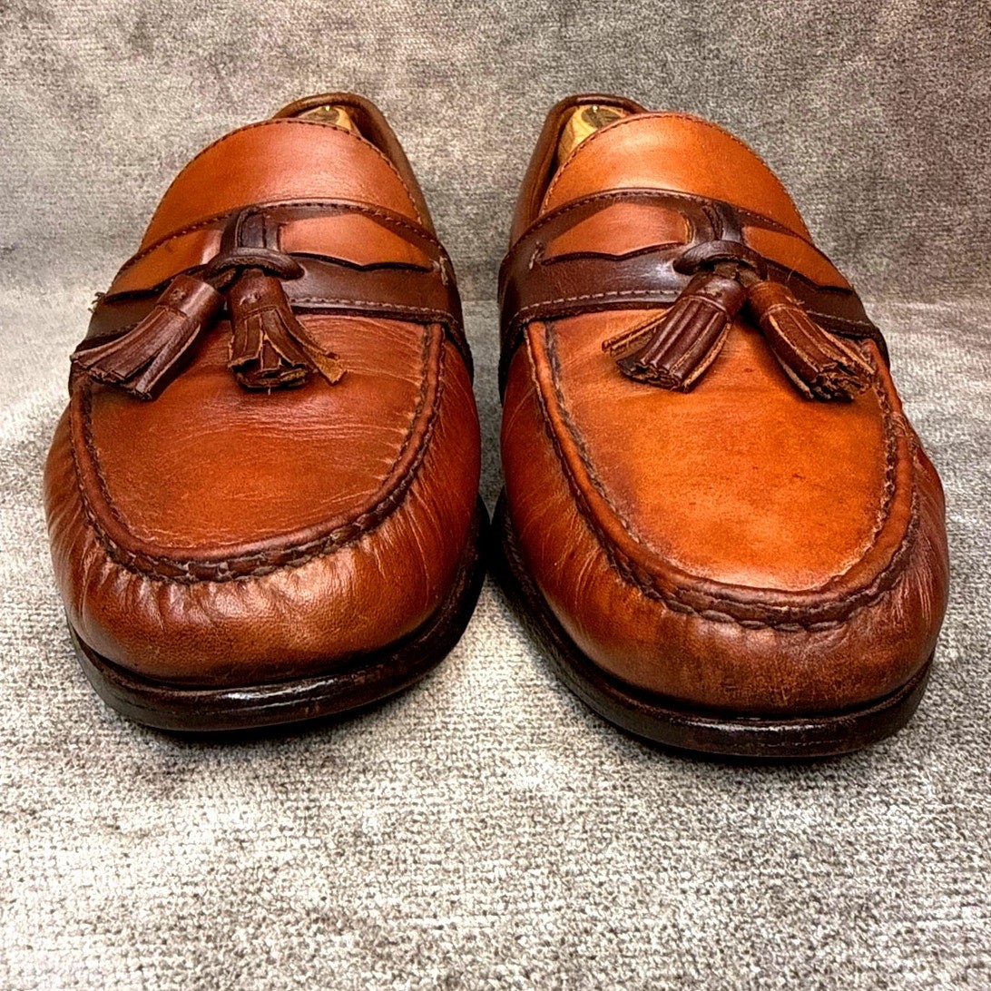 Allen Edmonds Kent Tassel Loafers Brown 11.5D USA Goodyear Welt