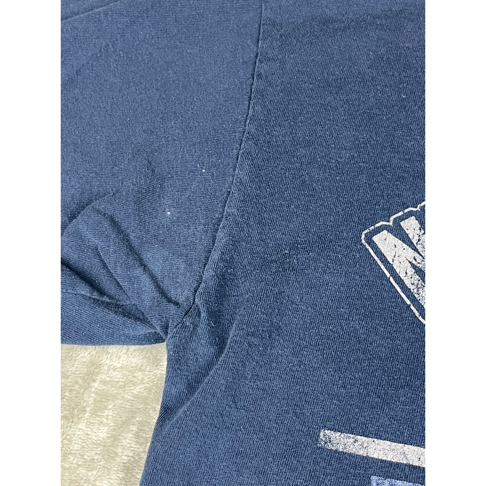 New York Customs 1978 Fuel Injected Engine Tee Navy