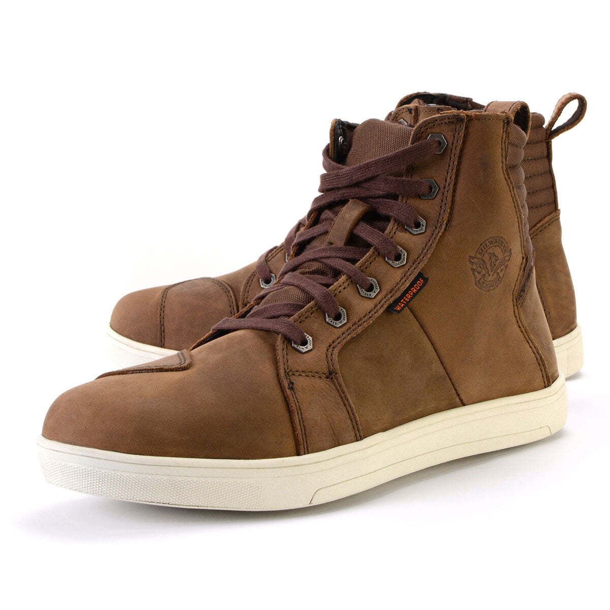 Milwaukee Leather MBM9113 Men’s Brown Motorcycle Reinforced Casual Riding Shoes