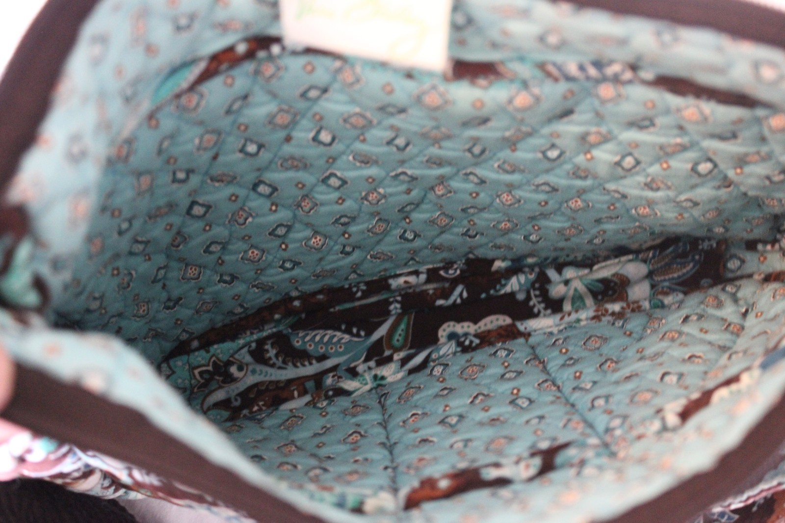 Vera Bradley Retired Java Blue Tote Bag