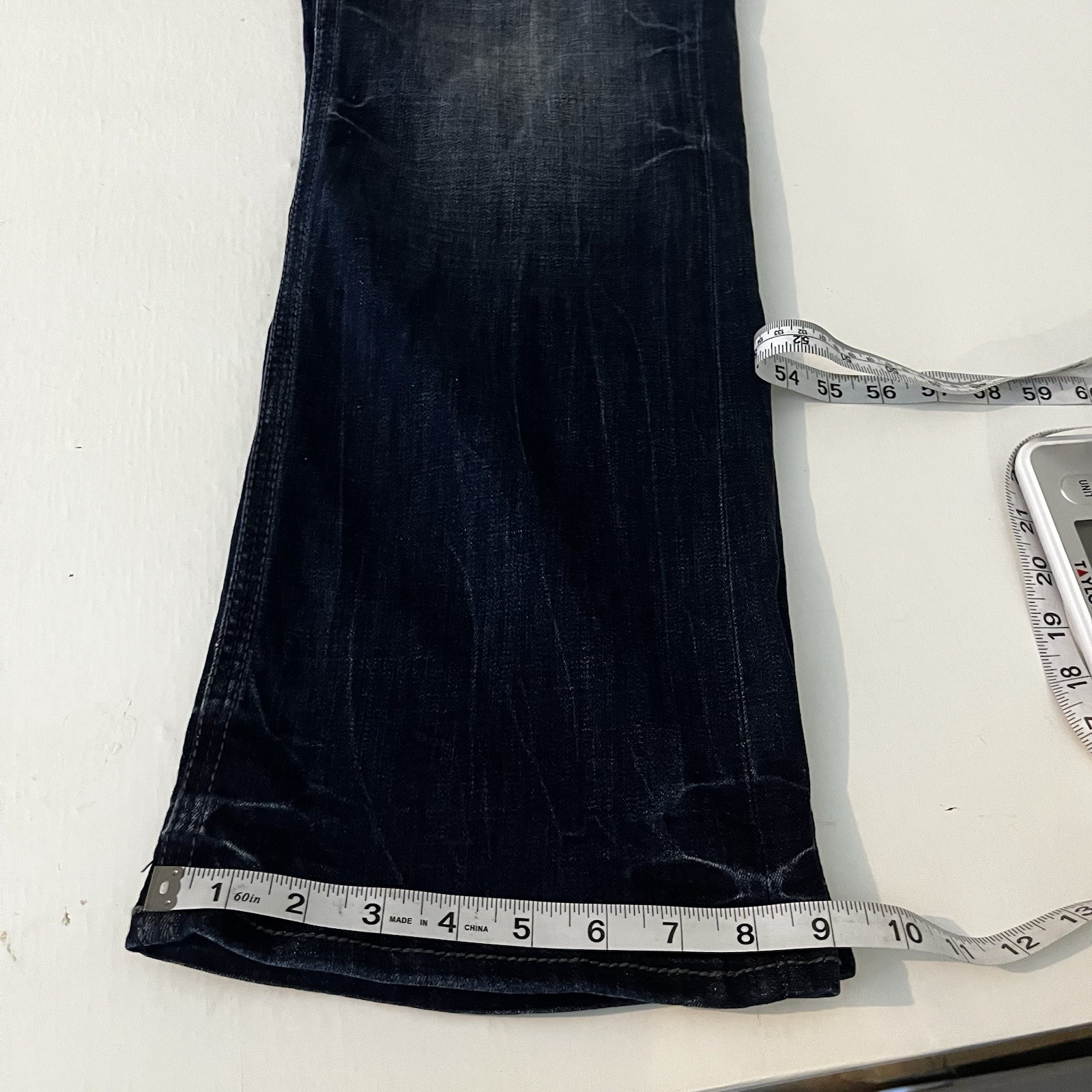 BKE Buckle Mens 30×30 Blue Jake Denim Jeans Pants Faded Stretch Whisker Marble