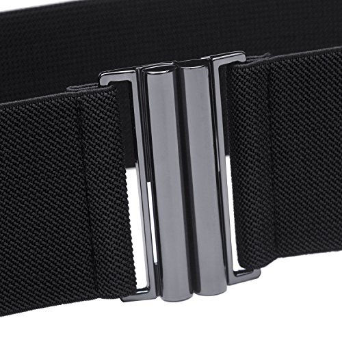 Womens Wide Elastic Waist Belt Cinch Belt Trimmer Stretch Waistband Top
