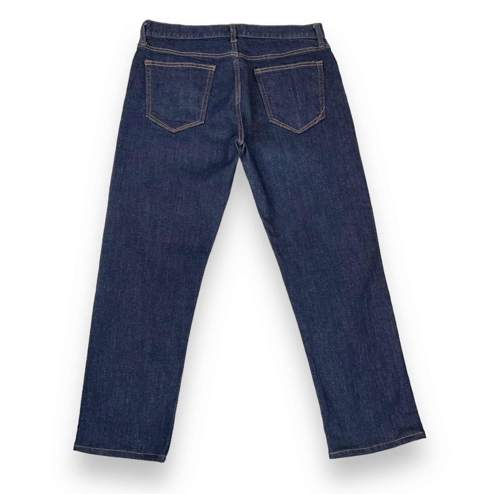 Banana Republic Jeans Men 33×30 (ACTUAL 34×27.5) Dark Blue Straight Fit Denim