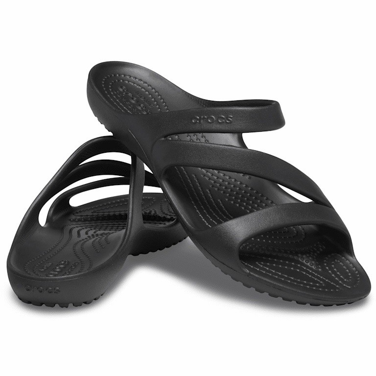 Crocs Kadee II Black Sandals. Sz 7. NWT!!
