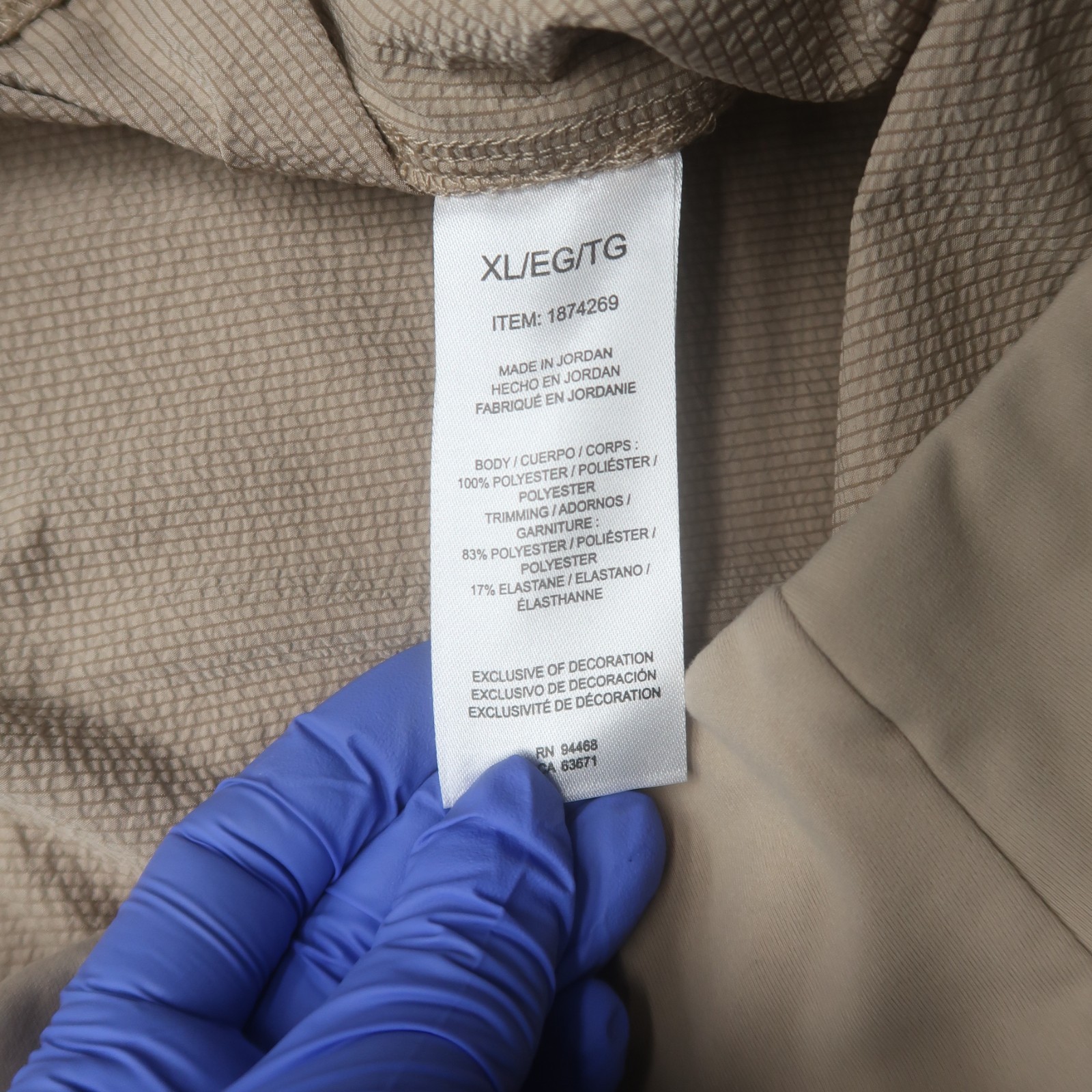 Sage Collective Womens Cargo Pants Size XL Wide Leg Crop Beige Pull On