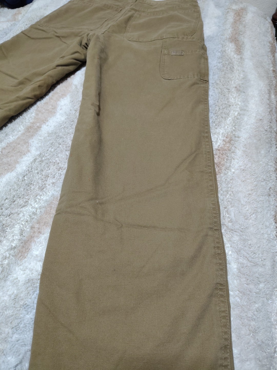 Guide Series Fleece Lined Multi Pocket Insulated Cotton Canvas Pants Sz 30 x 30