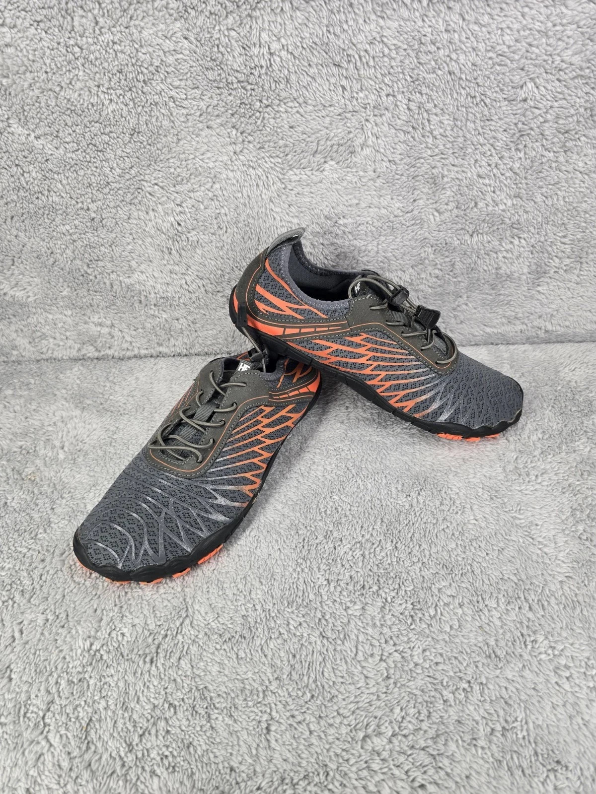 Hike Footwear HF Lorax Pro Sz 9 Gray Orange Non Slip Barefoot Shoe
