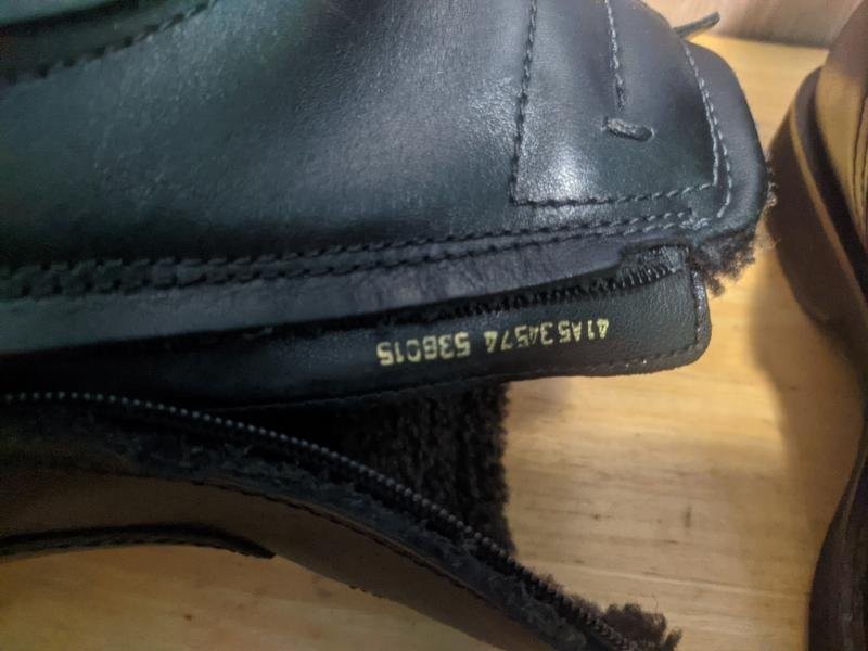 mens ecco boots black 41
