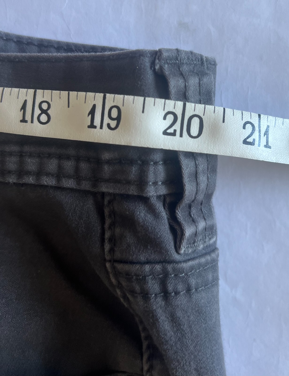 Men’s KIRKLAND SIGNATURE Gray Size 40×32 Zipper & Button Closure 5 Pockets Pants